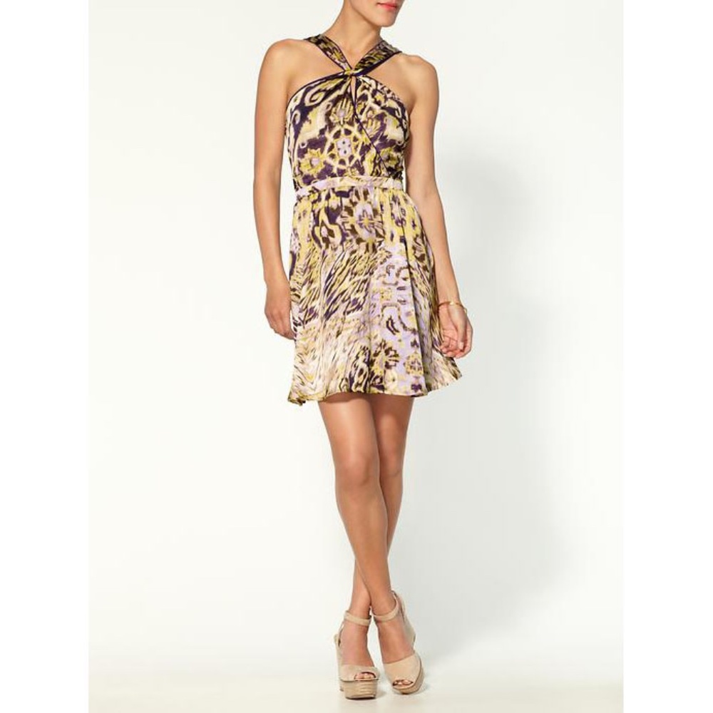 Pim + Larkin Cross Strap Print Dress, Size S